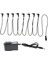 1 - 8 Elektro Gitar Etkisi Pedal Splitter Kablo Kordon 9V1A Güç Adaptörü (Yurt Dışından) 3