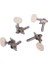 4 Adet Elektro Gitar Bas Tuning Pegs Makine Kafaları 2r 2l - Gümüş (Yurt Dışından) 3