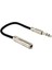 Profesyonel 6.35MM Stereo Kadından Erkek Ses Kablosu 20CM Adaptör Kablosu (Yurt Dışından) 4