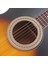 Ahşap Soundhole Rozet Akustik Halk Klasik Gitar Ses Delik Çıkartması Kakma (Yurt Dışından) 2