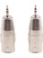 2x 3,5mm Mini Erkek Trs - Xlr 3 Pın Mali Mikrofone Mıc Ses Adaptörü (Yurt Dışından) 2