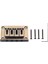 Başsız Elektrik Gitar Bas Için 4-Dize Sabit Köprü Tailpiece Seti (Yurt Dışından) 2