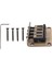 Başsız Elektrik Gitar Bas Için 4-Dize Sabit Köprü Tailpiece Seti (Yurt Dışından) 3