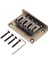 Başsız Elektrik Gitar Bas Için 4-Dize Sabit Köprü Tailpiece Seti (Yurt Dışından) 5