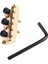 42MM Altın Kaplama Gitar Kilitleme Somun Dize Kilit Parçaları Allen Anahtarı ile (Yurt Dışından) 4