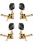 Ukulele Gitar Aksesuarı Için En Iyi 4x Altın Açık Ayarlama Mandal Tuşları (Yurt Dışından) 2