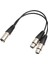 Xlr Yama Kablosu Erkek To 2 Dişi Ses Mikrofonu Y Ayırıcı Adaptörü 1 Feet (Yurt Dışından) 1