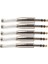 5pcs Metal Mikroofon Elektro Gitar Kablosu 1/4inch Trs Stereo Adaptörler (Yurt Dışından) 2