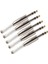 5pcs Metal Mikroofon Elektro Gitar Kablosu 1/4inch Trs Stereo Adaptörler (Yurt Dışından) 5