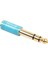 1pc 6.35MM Erkek - 3,5mm Kadın Stereo Heaphape Kulaklık Kulaklığı Için - Mavi Tarif Edildiği Gibi (Yurt Dışından) 1