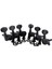 6x Gitar Dize Tuning Pegs Makine Dişli Oranı 1:18 Elektro Gitar Siyah Için 6r (Yurt Dışından) 1