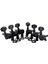 6x Gitar Dize Tuning Pegs Makine Dişli Oranı 1:18 Elektro Gitar Siyah Için 6r (Yurt Dışından) 5