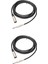 Amplifikatör Için 2x Siyah 3 Pin Xlr Tel Mikrofon Kablosu Müzik Parçaları (Yurt Dışından) 1