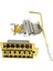 6 Strings Gitar Köprüsü Üst Yük Için St Gitar Çinko Alaşım Parçaları Güçlü Altın (Yurt Dışından) 5