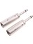 2pcs 3 Pin Xlr Erkek Fişine 6.35MM Erkek Soket 1/4 "jack Mic Kablo Adaptörü (Yurt Dışından) 1