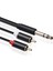 6.35MM 1/4 "jak - 2 Rca Hoparlör Kablosu / Gitar Amp Kafası / Kabin 1.5m (Yurt Dışından) 5