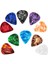 10 Adet / Takım Renkli Plastik Gitar Müzikal Sanatçı Hediyeler Için 0.46MM Picks (Yurt Dışından) 1