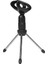 Katlanabilir Mini Masaüstü Mikrofon Tripod Standı, Mikrofon Klipleri ile Ayarlanabilir Yükseklik (Yurt Dışından) 2