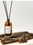 Amber Kokulu Fiber Bambu Çubuklu Oda Kokusu Amber Cam Şişe 100 ml Beyaz Etiketli 2