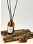 Amber Kokulu Fiber Bambu Çubuklu Oda Kokusu Amber Cam Şişe 100 ml Beyaz Etiketli 3
