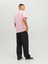 Jack & Jones Jortulum Landscape Tee Ss Crew Neck Pembe Erkek T-shirt 12235226-Prism 2