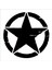 2MAKSTİCKER Army Star Askeri Yıldız Sticker 1