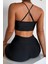 Sırtı Çapraz Şık Tankini Bikini Üstü 3