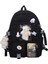 Lise Kız Sırt Çantası Okul Çantaları Kızlar Multipockets Kawaii Sırt Çantası ile 2 Ayı Bebek Genç Için (Yurt Dışından) 1