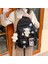 Lise Kız Sırt Çantası Okul Çantaları Kızlar Multipockets Kawaii Sırt Çantası ile 2 Ayı Bebek Genç Için (Yurt Dışından) 2