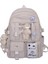 Lise Kız Sırt Çantası Okul Çantaları Kızlar Multipockets Kawaii Sırt Çantası ile 2 Ayı Bebek Genç Için (Yurt Dışından) 1