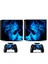 Blue Fire Playstation 4 Pro Full Sticker Kaplama 1