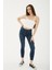 Fashion Friends Streç Pamuklu Yüksek Bel Skinny Fit Jeans Bayan Kot Pantolon 23Y0693K1 1