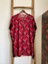 Stelo de Maro Ikat Desenli  Pamuk Kaftan/plaj Elbisesi Mercan (Standart Beden) 1