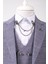 Slim Fit Erkek Çocuk Takım Elbise Üç Parça 3