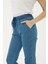 Pamuklu Cepli Normal Bel Jogger Jeans Bayan Kot Pantolon 23Y0708K1 4