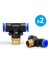 Pnömatik Orta Bacak Te Rekor 1/2''X12 mm Paket 2 Adet 1