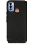 Tecno Spark 7t ile Uyumlu Kapak Mat Siyah Yumuşak Silikon Kılıf 1