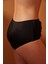 Basic Yüksek Bel Fırfırlı Siyah Bikini Altı 2