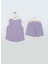 Düz Fuşya Kız Çocuk Pijama Takımı US1445 2