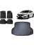 Team Car Honda Civic Sedan 2018 Model 3D Bagaj Havuzu+3d Havuzlu Paspas 1