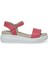 Henay 3fx Pembe Kadın Comfort Sandalet 1