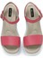 Henay 3fx Pembe Kadın Comfort Sandalet 4