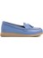 23164 Bebe-Mavisi Hakiki Deri Kadın Loafer Ayakkabı 1