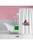 Spa Banyo Paspas ve Tek Kanat Duş Perdesi 1X180X200 Set 2
