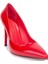 DZA07-388460 Kırmızı Rugan Stiletto Topuklu Kadın Ayakkabı 1