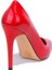 DZA07-388460 Kırmızı Rugan Stiletto Topuklu Kadın Ayakkabı 4