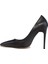 DZA07-388460 Siyah Stiletto Topuklu Kadın Ayakkabı 3