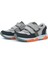 Hakiki Deri Gri Siyah Çocuk Sneakers Spor Ayakkabı 4