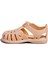 S10271 Tobby Solid Bej Ortopedik Günlük Kız Çocuk Sandalet 3