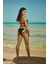 Lacivert Dar Kalıp Içi Boş Kap Bikini Takımı 3